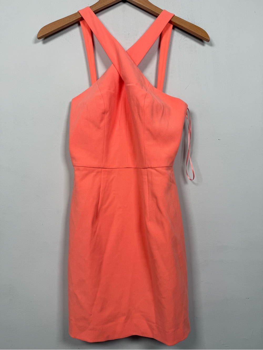 French Connection Coral Cross-Front Dress, Size 0